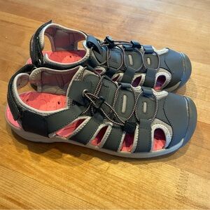 Eddie Bauer Sandals Women’s Size 10 Gray and Pink
